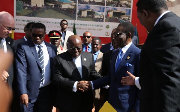 President Nana Akufo-Addo with Members of the African Union