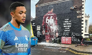 Alexander-Arnold's mural has been destroyed for the tird time