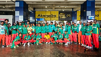 Ethiopian athletes arrived in Ghana for the African Athletics Championships