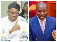 Mahama Ayariga (L) is the Majority Leader and Alexander Afenyo-Markin (R) is the Minority Leader