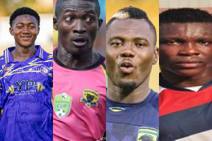 L-R Majeed Alidu, Mumuni Abubakar, Danlad Ibrahim  and Joseph Aidoo