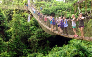 Photo of foreign nationals at Kakum National Park