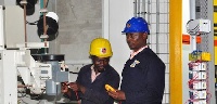 ECG workers at post