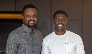 Pastor Brian Amoateng, founder of iYES with Dr. Michael Boadi Nyamekye of Maker's Chapel