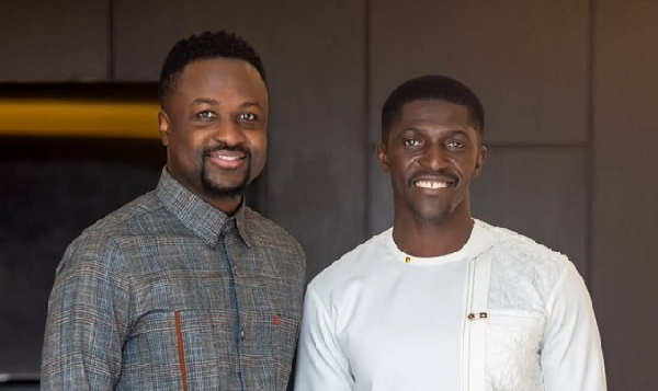 Pastor Brian Amoateng, founder of iYES with Dr. Michael Boadi Nyamekye of Maker's Chapel