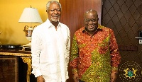 President Akufo-Addo and the late Kofi Annan