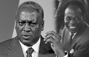 President John Mahama and Osagyefo Dr. Kwame Nkrumah