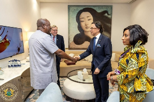 President John Dramani Mahama has arrived in London for a high-level engagements, investment drive President John Dramani Mahama has arrived in London for a high-level engagements, investment drive