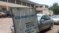 Front view of the Effia-Nkwanta Regional Hospital