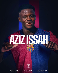 Abdul Aziz Issah has joined Barca