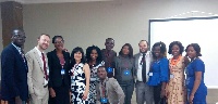 Some members of United Nations University Institute for Natural Resources in Africa (UNU-INRA)