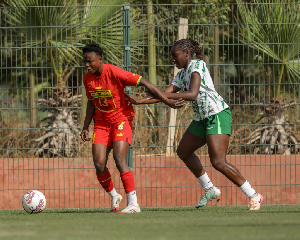 The Super Falcons opened the scoring in the 34th minute