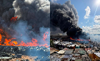 Screen shot from Avenor fire outbreak