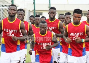 Hearts of Oak players have boycotted training over unpaid bonuses