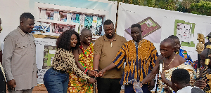 Deputy transport minister cuts sod for construction of DVLA office in Jomoro