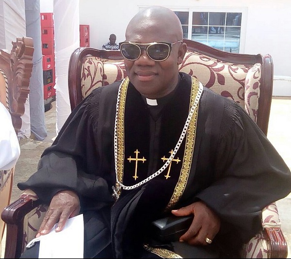 Reverend Minister Obed Danquah after the ordination ceremony
