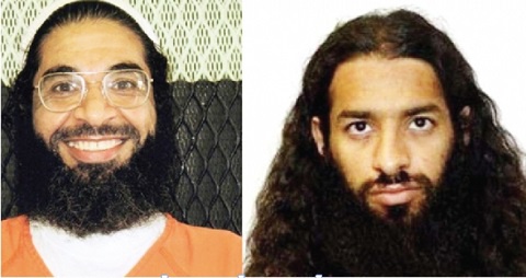 The two detainees from Guantanamo Bay