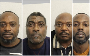 The convicts Kristoffen Yaw Baidoo, Kwaku Addae Bonsu, Daniel Yeboah and Edward Adjei