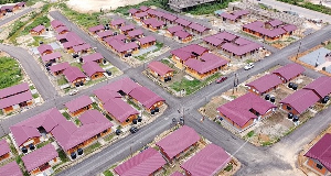 Aerial view of the reconstructed Appiatse community