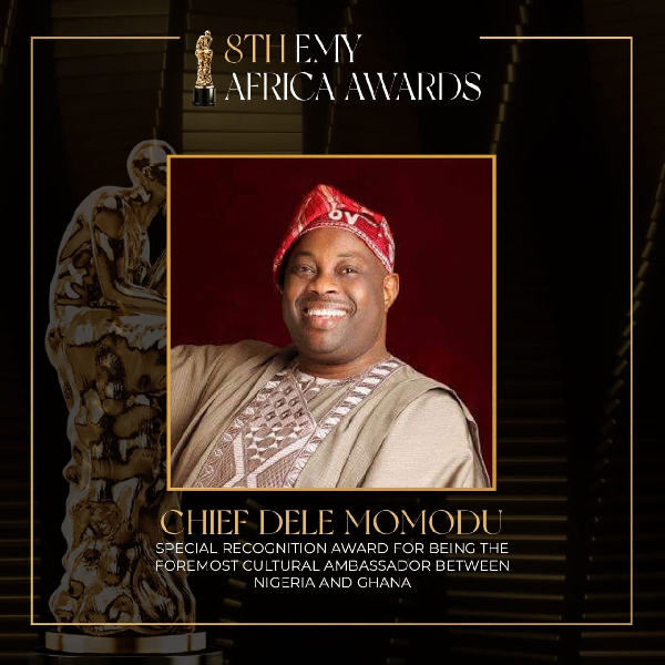 Chief Dele Momodu received  Special Recognition Award at the 8th EMY Africa Awards