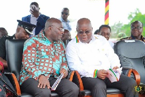 Nana Addo Dankwa Akufo-Addo, President of Ghana (right) and Mahamudu Bawumia,Vice-President (left)