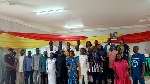 A group picture of the minister and stakeholders who were present at the ceremony