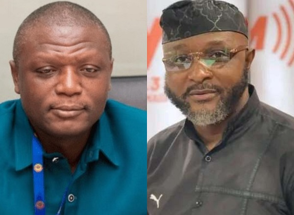Kofi Adams (L) and Ampofo Ankrah (R) have faced backlash over poor state of the Baba Yara Stadium