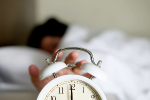 The research shows that the better the savings, the better people sleep