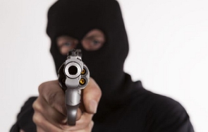 The robber together with his accomplice engaged the police in a shootout in Elmina