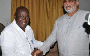 President-elect Nana Akufo-Addo and Former President Jerry John Rawlings