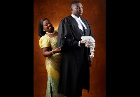 Obuobia and her son after their graduation