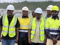 The visit formed part of efforts to assess the progress of work