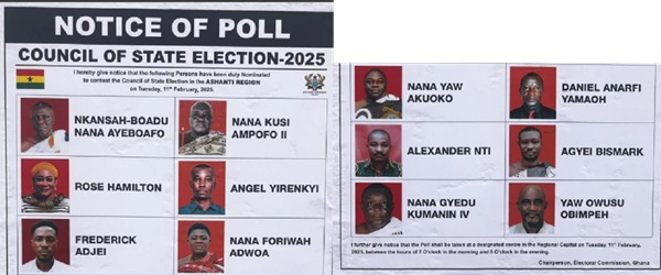 List of persons cleared by the EC contest for the Council of State position