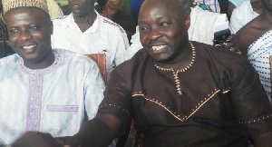 Alhaji Alidu Seidu and Alhaji Nurudeen Hamidan, the former Asokore Mampong MCE during the NDC regime