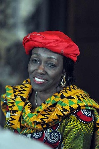 Former First Lady and flagbearer of NDC, Nana Konadu Rawlings