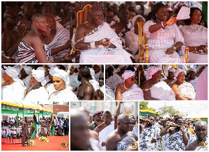 Scenes Frome The Thanksgivig Service To Mark The Asantehene 25th Anniversory
