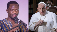 Manasseh Azure and the late Pope Francis