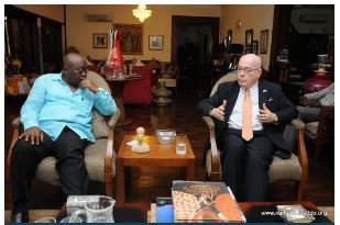 Nana Addo and US Ambassador, Robert Porter Jackson