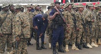 Some military and Police personnel