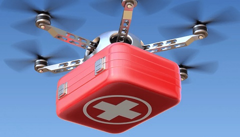 The drones are to aid in sending medicals supplies to remote areas in Ghana