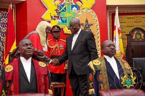 President Akufo-Addo in suit