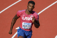 Fred Kerley, sprinter for the USA