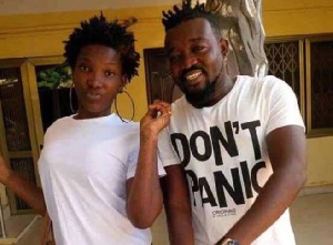 The late Ebony in a pose with her manager, Bullet