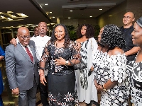 An old photo of President Akufo-Addo and Charlotte Osei