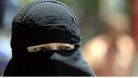Woman in full face hijab (file photo)