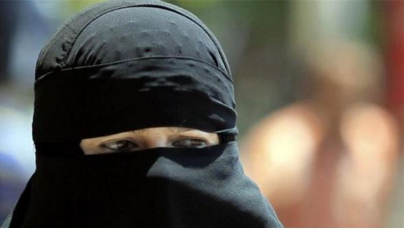 Woman in full face hijab (file photo)