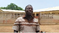 Samuel Donkor handles 12 classes at at Kakpeni District Assembly School