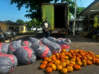 The suspect was arrested carrying large quantity of suspected Indian hemp