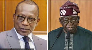 President of Benin, Patrice Talon (L) and President of Nigeria, Bola Tinubu