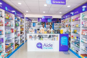 A retail shop of Aide Chemists Ltd